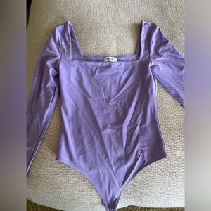 Aritzia Babaton Purple Bodysuit
